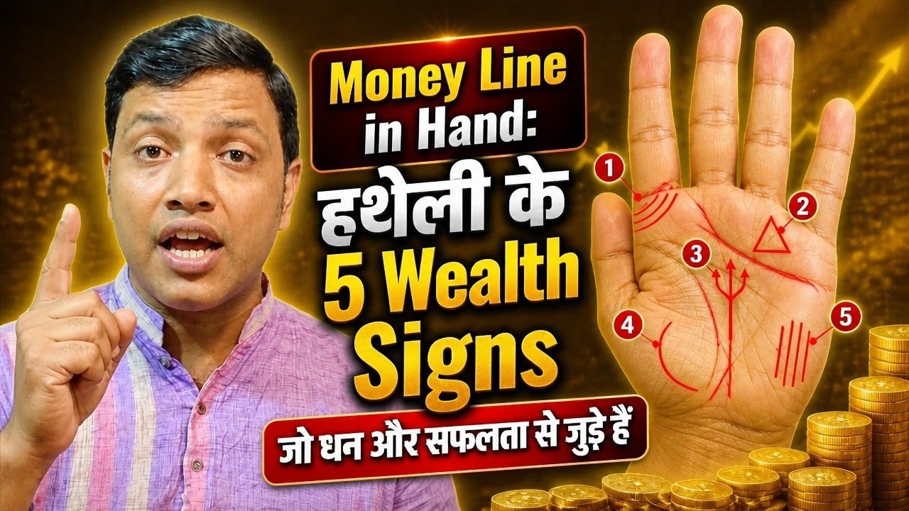 Astrologer Mithun Chakraborty explains money lines in palmistry